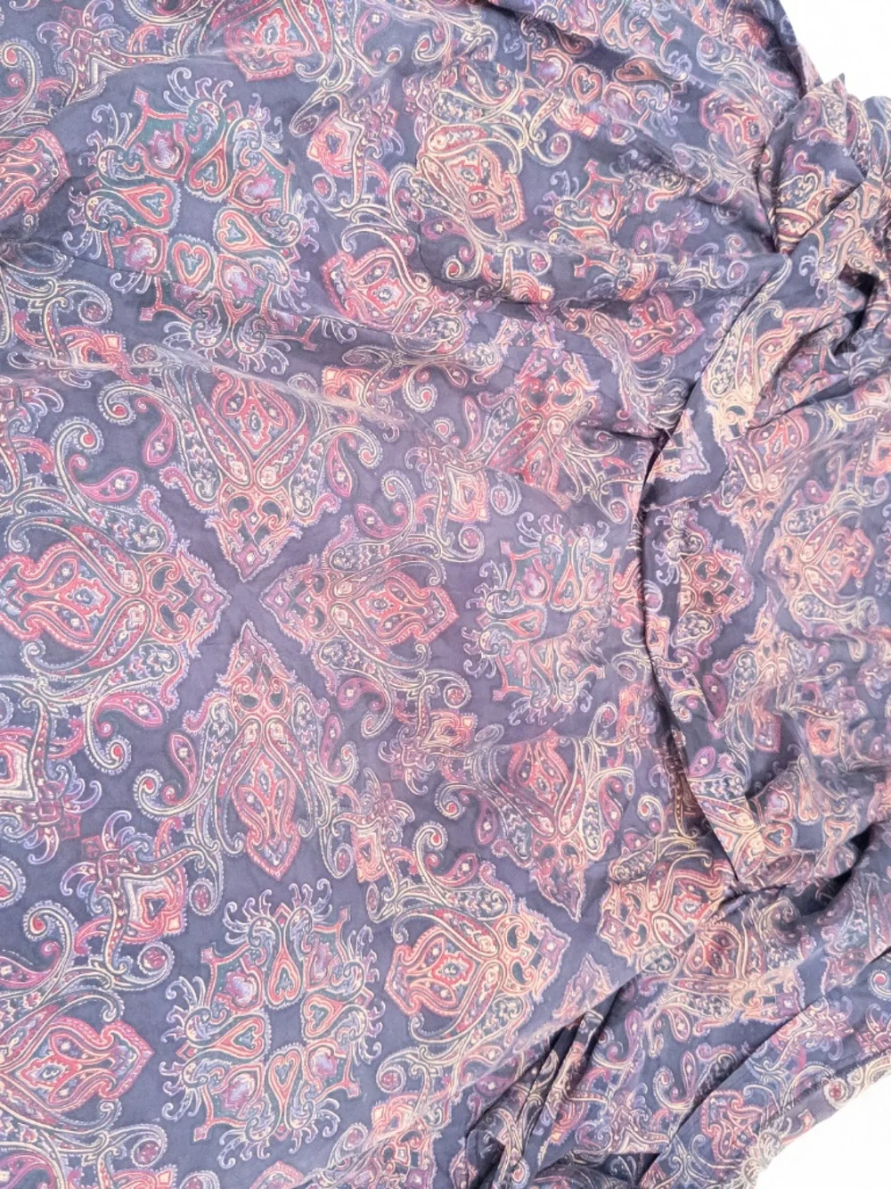 Christian Dior Monsieur silk robe paisley print one size w/ tie
